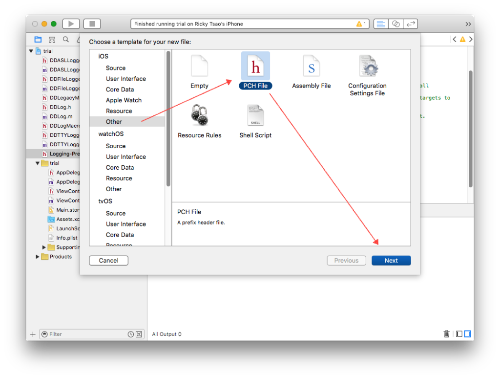 lumberjack-create-pch-file-2